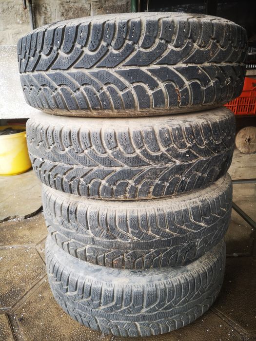 4 броя зимни гуми 185/70/14 kleber и fulda