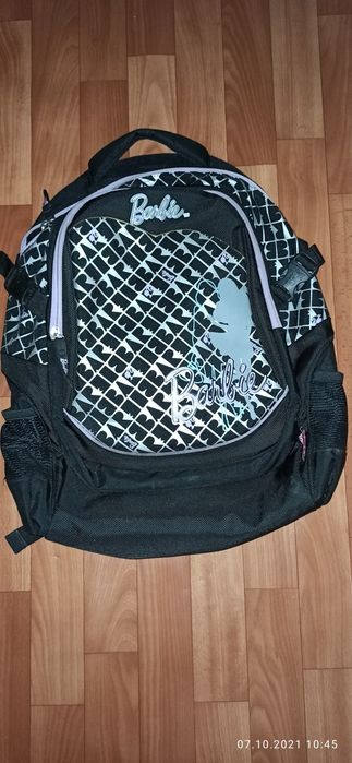 Рюкзак школьный черный для девочек 4-5класса