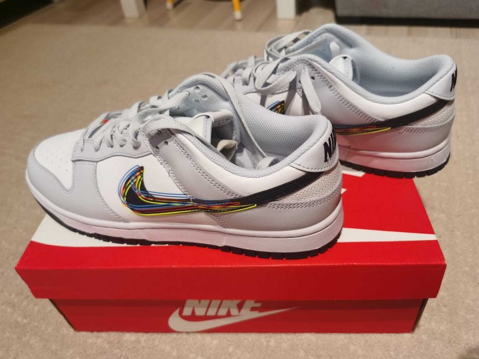 Nike Dunk Low 3D Swoosh, noi in cutie cu eticheta