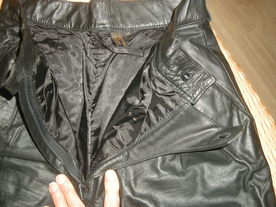 дамски панталон естествена кожа