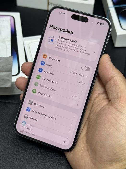  iPhone 14pro max 5G 128gb ru/a EAC deep purple аккум 80%