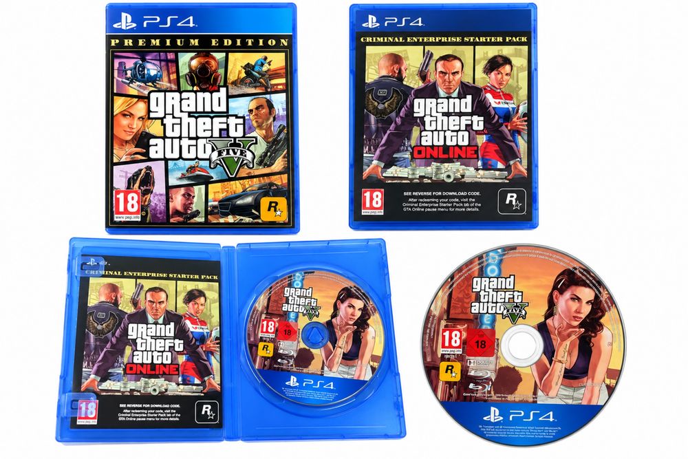 GTA 5 Premium Edition PS4 – Disc + Cutie Originală