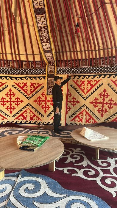 Қазақ үй. Юрта производства. Табиғи ағаштан