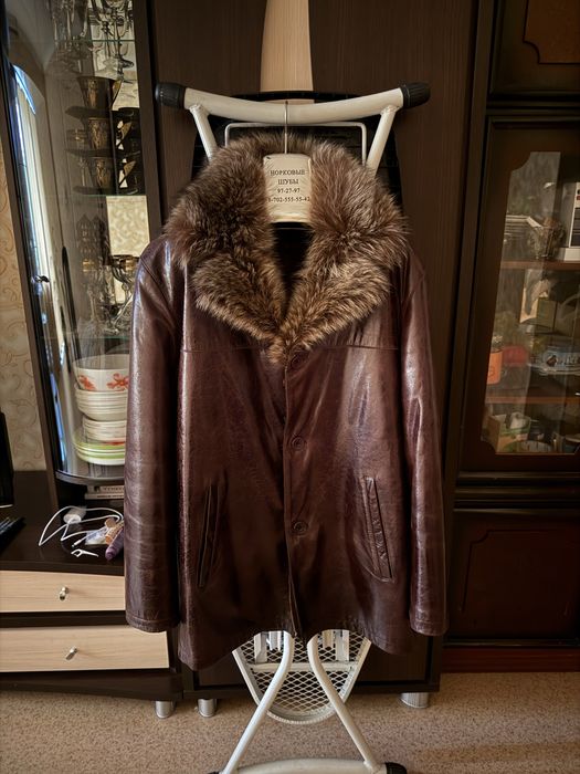 Мужская дубленка