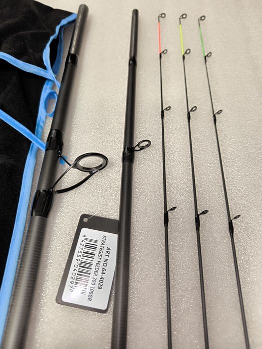 SET 2 Lansete Feeder FL Strategist Method Feeder 3.90M, 100G, 3+3SEG