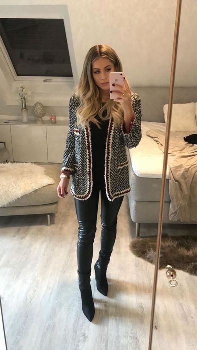 Zara сако от букле