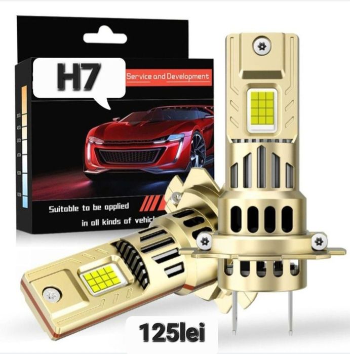 Becuri LED H7 Canbus  12V  32000LM set 2buc