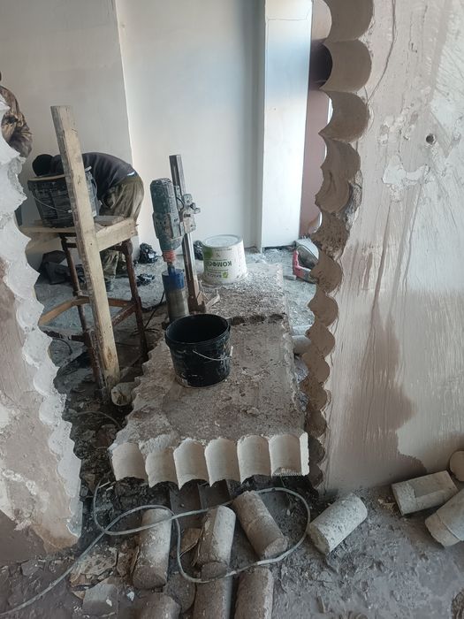 Алмазное бурение сверление.