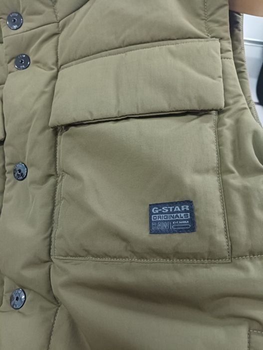 Оригинална грейка G-star Raw Foundation S елек мъжки джи стар