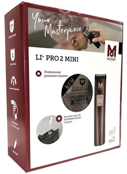 Профессиональный триммер для бороды и усов Moser Li+Pro 2 mini
