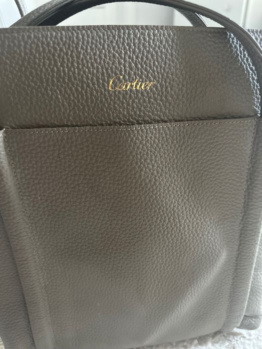 Geantă de piele Cartier cu certificat autenticitate