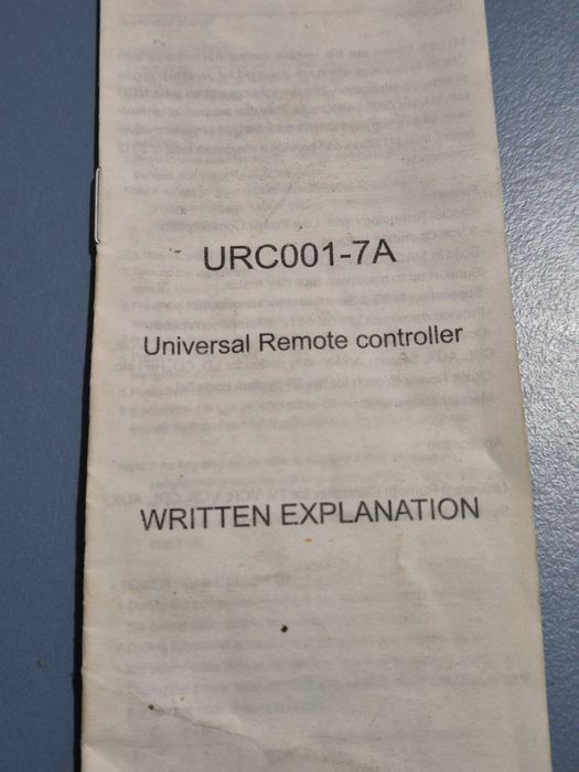 Telecomanda universală model URC001-7A, soluție „9-în-1”