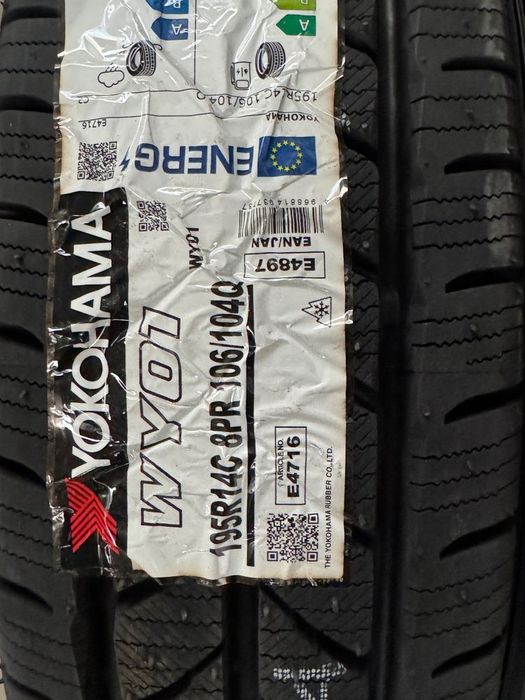 Vând 4 anvelope 195R14c Yokohama de iarnă noi