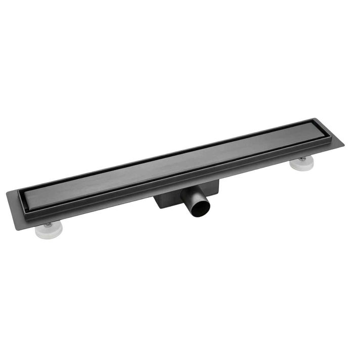 Линеен сифон за баня в цвят Black и Gun grey