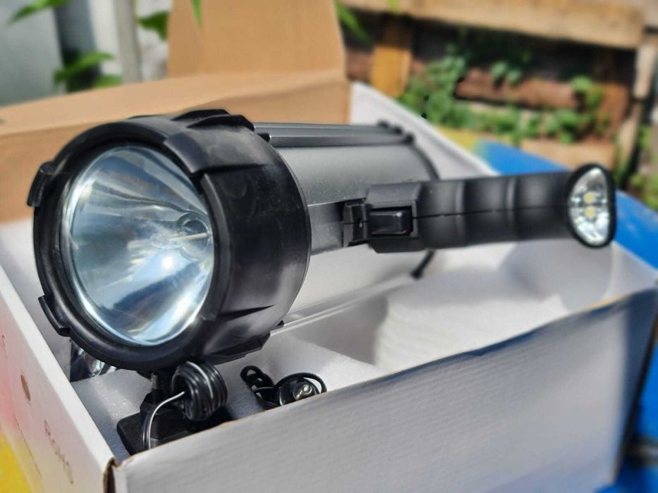 Lanterna HID Xenon LED 12v corp ALUMINIU. Putere mare camping pescuit