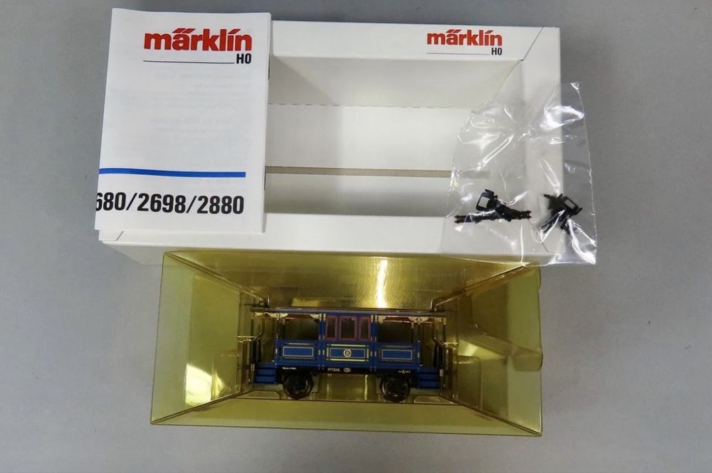 Vand Marklin set vagoane de tren regal Konig Wilhelm Zug HO AC analog.