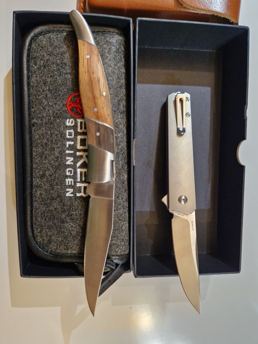 Чисто нов  нож Boker titanium S35VN и чисто нов нож Laguiole