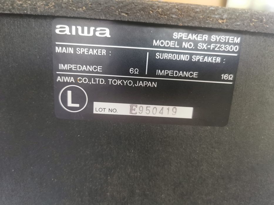 Combina audio Aiwa+boxe