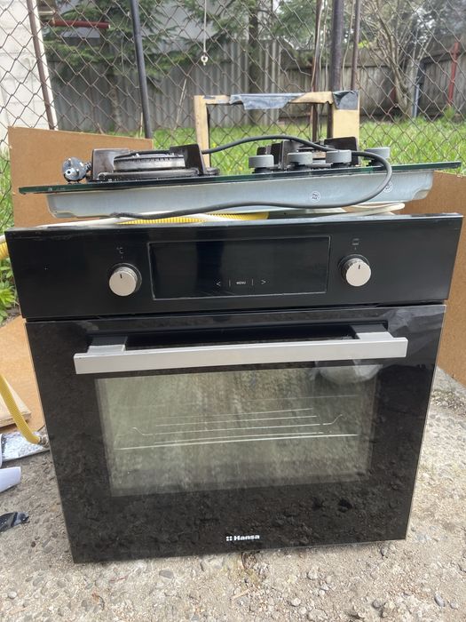 Vand plita pe gaz si cuptor electric