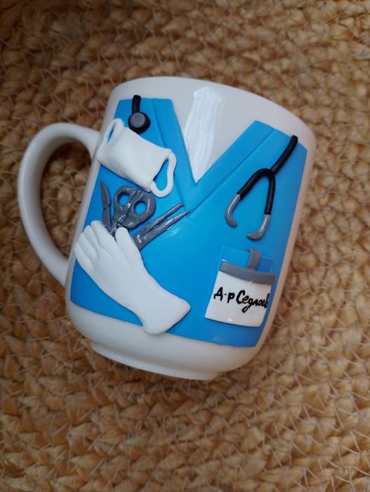 Тематични чаши от полимерна глина