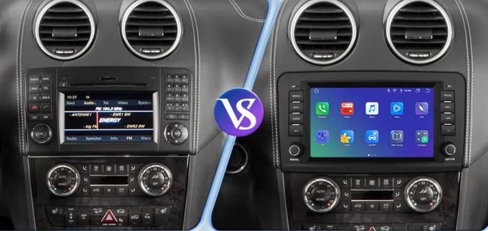 Мултимедия 8" Аndroid 14 за MERCEDES ML W164 GL X164 CARPLAY DSP RDS