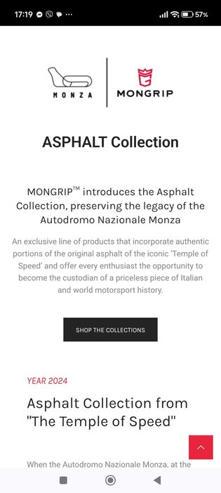 За феновете на F 1-от пистата Monza Италия  асфалт колекция