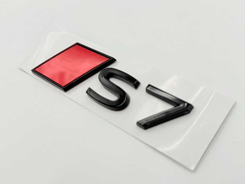 Emblema AUDI S7 spate negru NOU