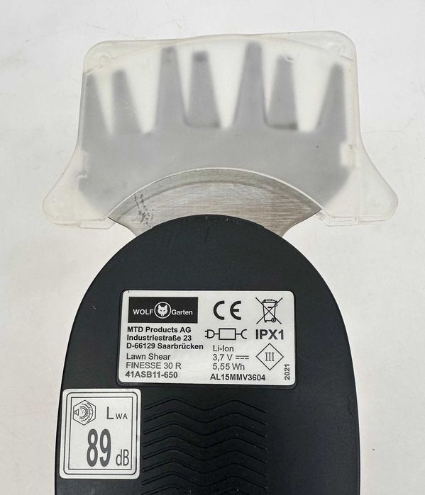 Wolf Garten Finesse 30 R - Акумулаторна ножица за трева