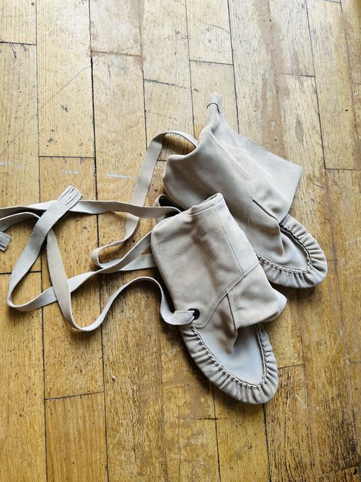 Cizme stil mocasin vara, piele intoarsa original Diesel