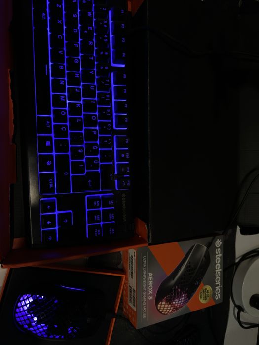 Steelseries клавиатура и мишка