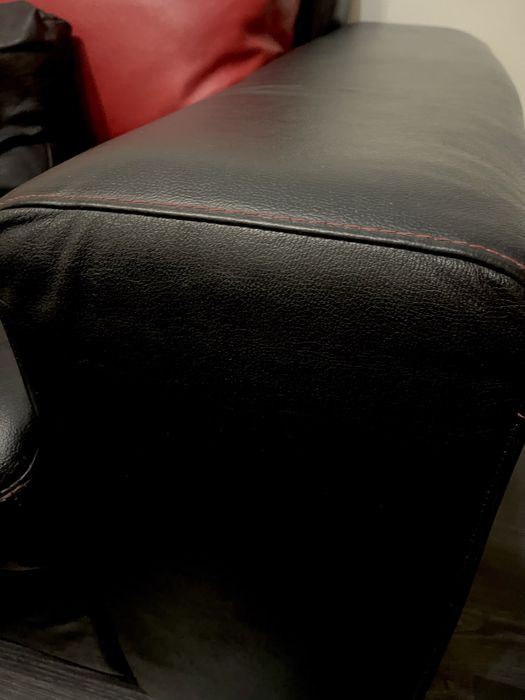 Ъглов диван естествена кожа