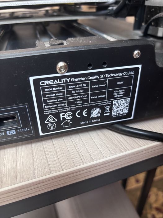 3D-принтер Creality Ender 3 V3 SE + камера и тачпад nebula pad