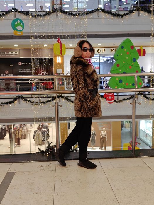 Шуба какракуль натуральная