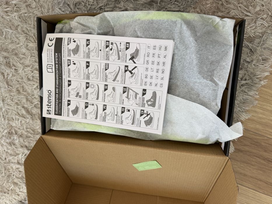 Работни обувки Stenso RULER LOW S3S SR GREY/GREEN номер 42