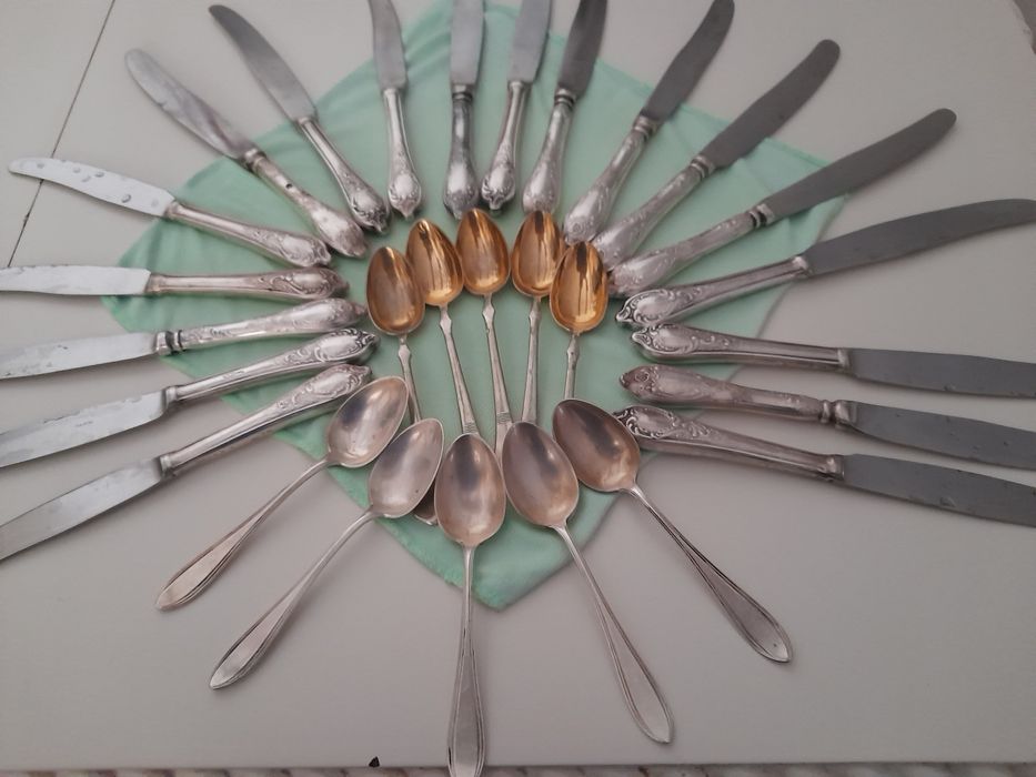 Cutite din argint-vintage-Rusia