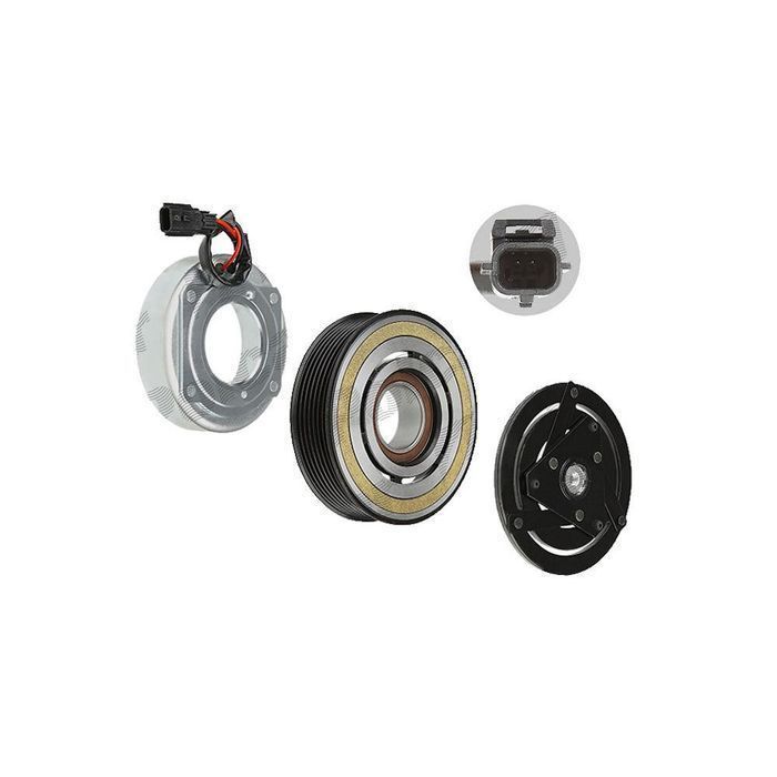 Cupla magnetica ambreiaj compresor A/C diametru 115 mm cu 7 caneluri, tip Valeo DCS17, Renault Laguna 202007; Latitude, Master 20, Trafic 202020, Vel
