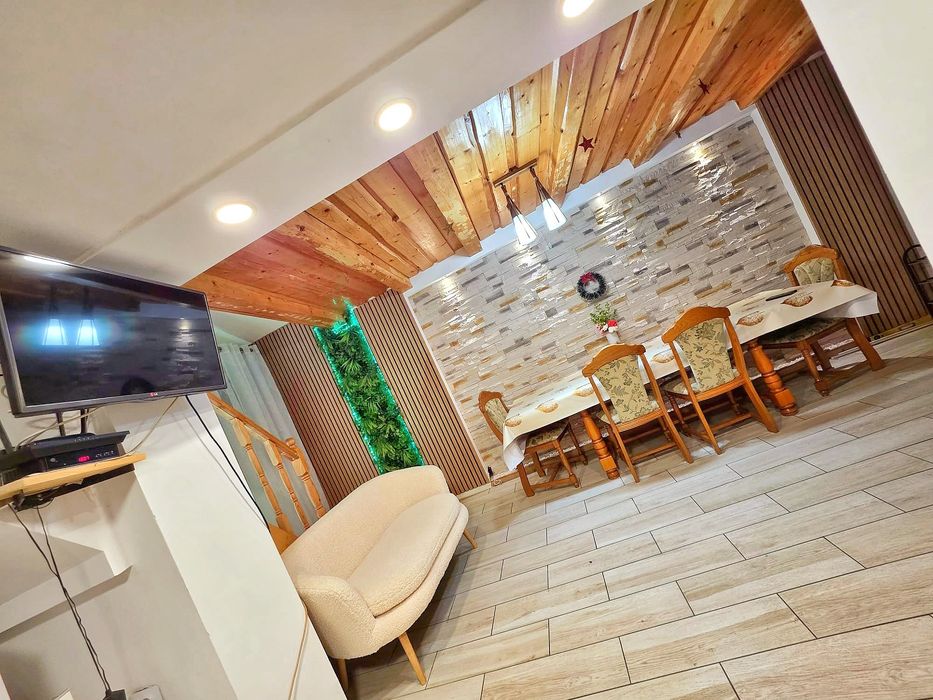 Cabana de inchiriat la munte cu piscina jacuzzi