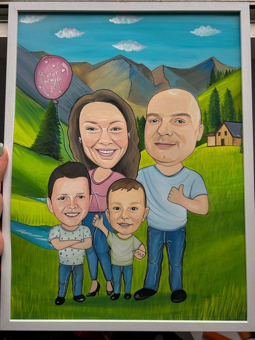 Ръчно рисувани Карикатури и шаржове по снимка