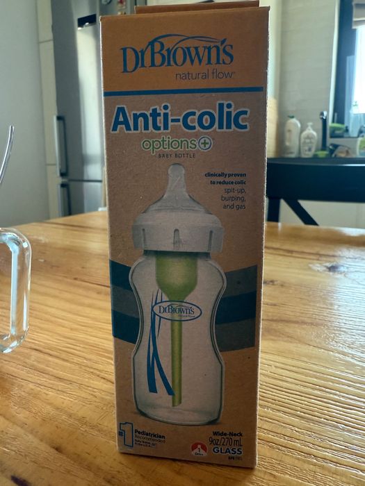 Шише Д-р Браунс със широко гърло