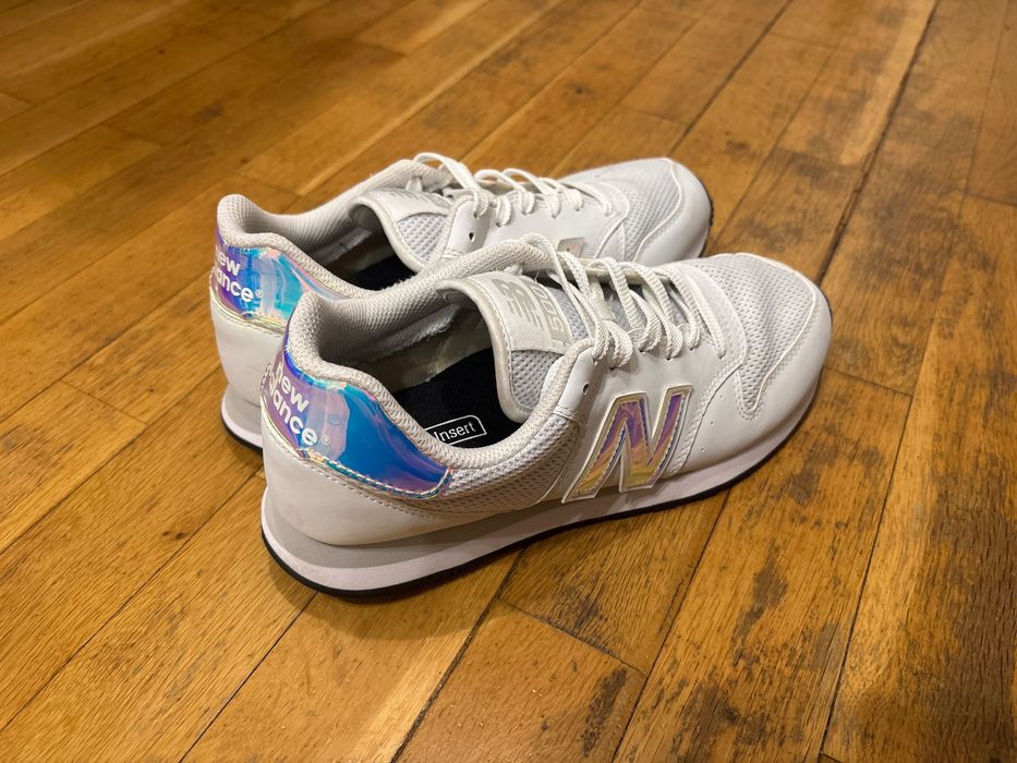 New balance NB500 бели маратонки