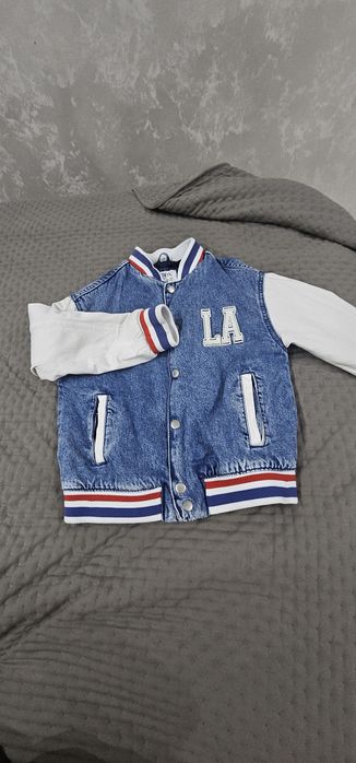 Детская джинсовка утепленная