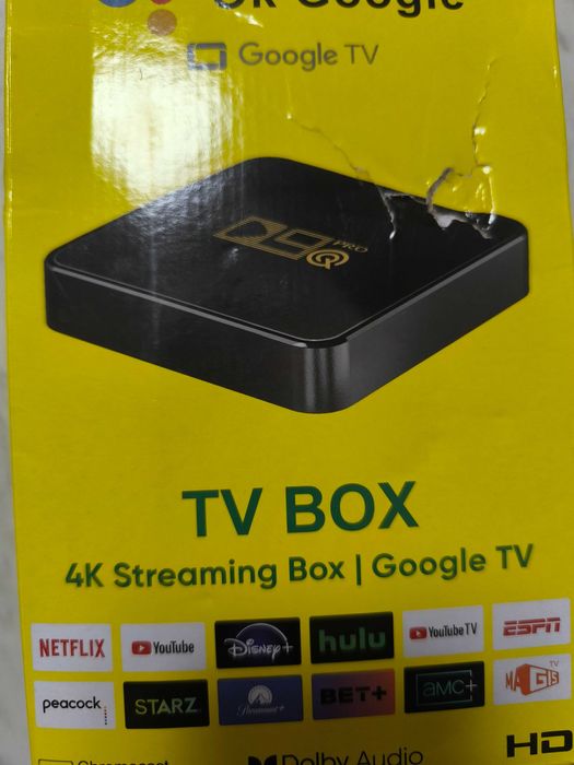 TV BOX  4K Streaming   Google TV