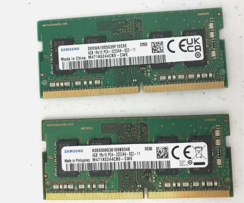 DDR4 Samsung , Hynix , Crucial , Micron - Рам за лаптоп 4GB DDR4