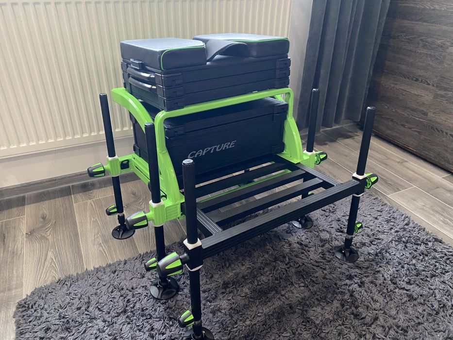 Scaun modular feeder-NOU - Jaf Prestige Xp-6 Aluminium Seatbox 25 mm