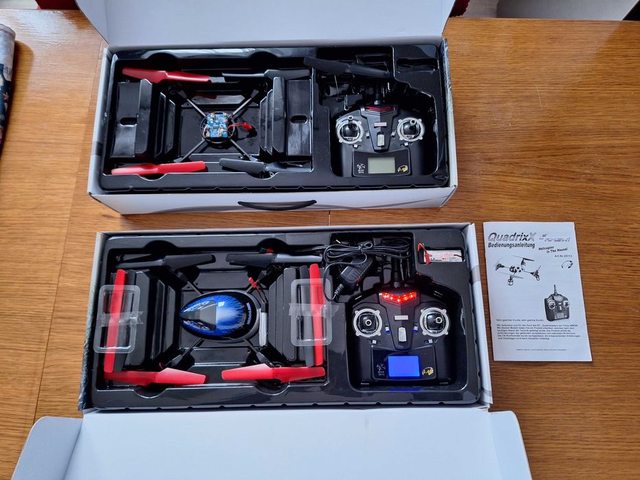 Două seturi de drone telecomandate Quadrix