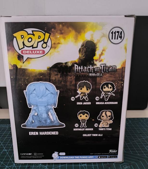 Funko pop eren hardened 1174