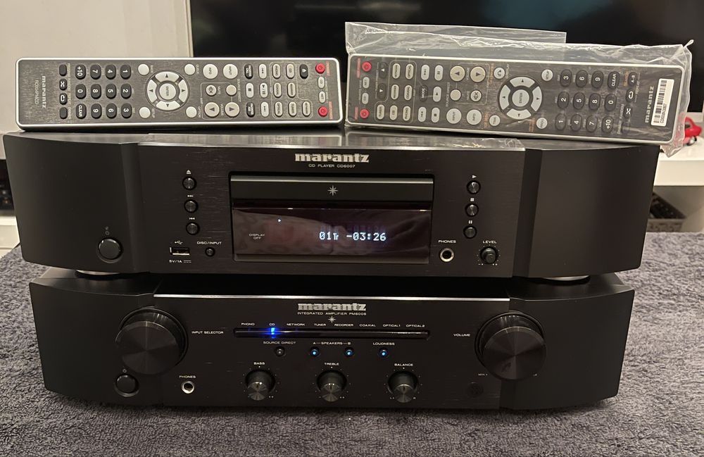 Linie audio Marantz. Marantz PM 6006 si Marantz CD 6007.