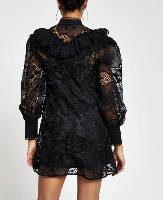 Rochie brodata / din dantela River Island / Asos