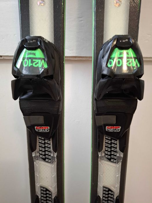 Schiuri 163 cm K2 Konic cu legaturi Marker M210 skiuri adulti