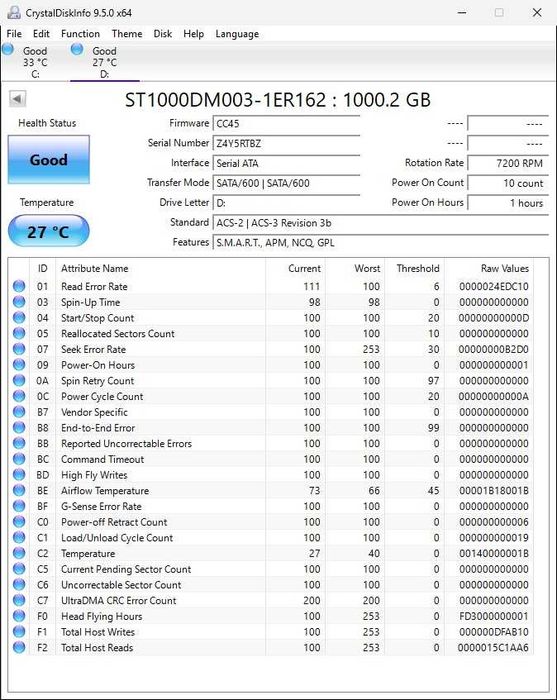 HDD: Seagate Barracuda 1TB - ST1000DM003 - 7200RPM - 3 броя